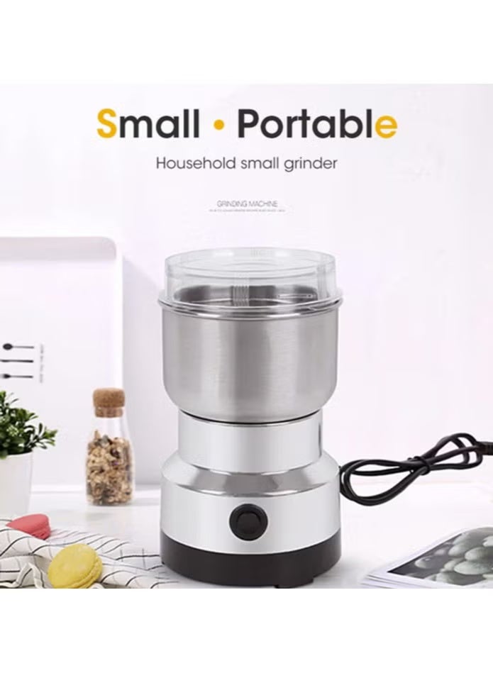 SILVER CREST Stainless Steel Multifunctional Electric Grinder – Coffee Bean Grinder & Smash Machine, Household Mixer Grinder for Spices, Nuts & Dry Ingredients - Image 4